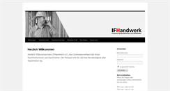 Desktop Screenshot of if-handwerk.de